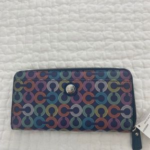Coach Zip Around Wallet